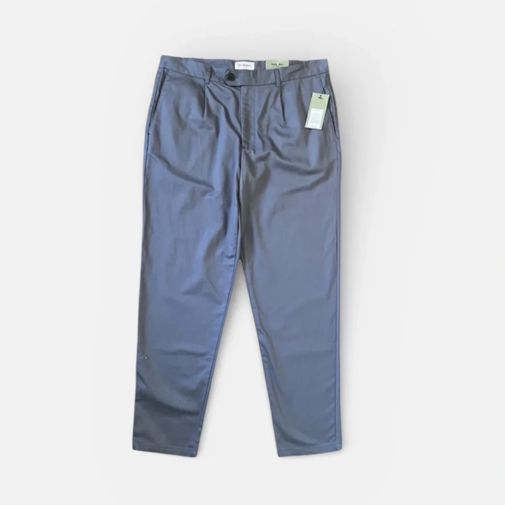 Goodfellow & Co Men's Pleated Trouser Pants Size 36x32 Gray New with Tags